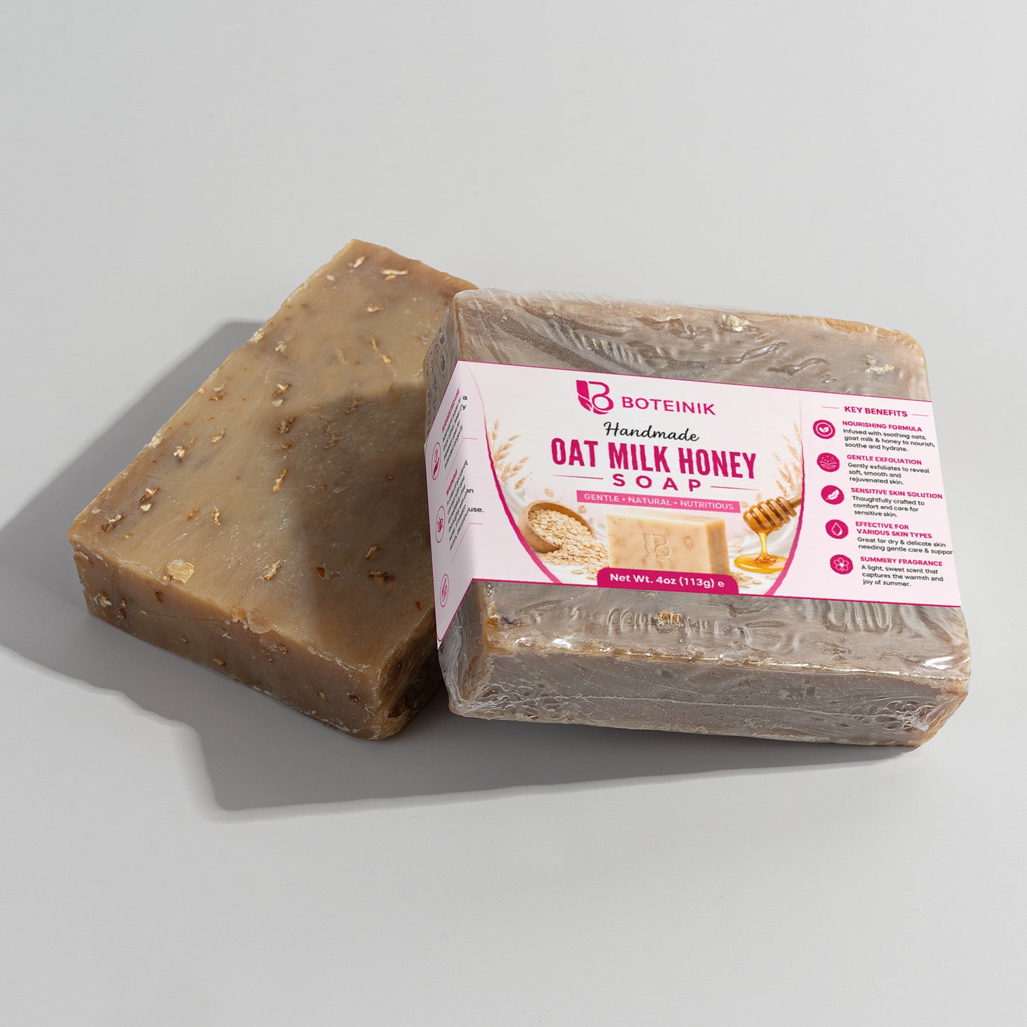 Handmade Oat Milk Honey Soap