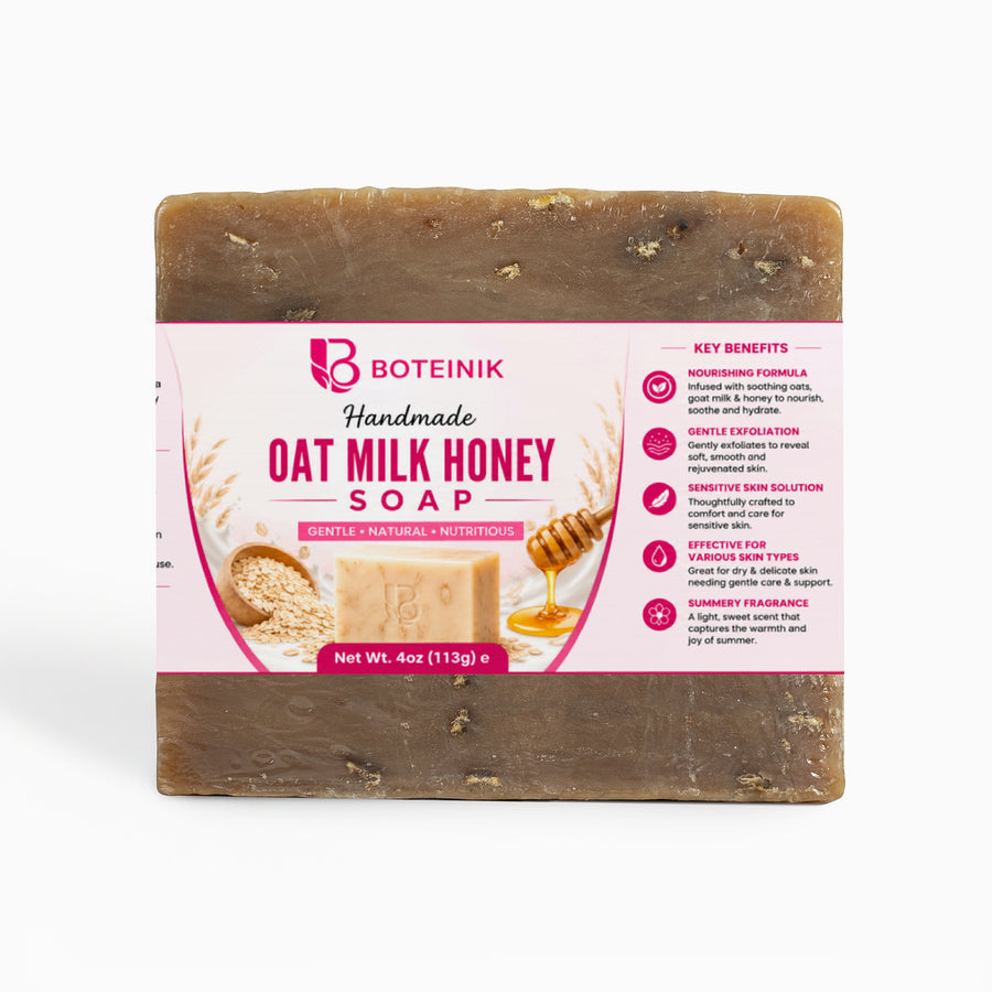 Handmade Oat Milk Honey Soap