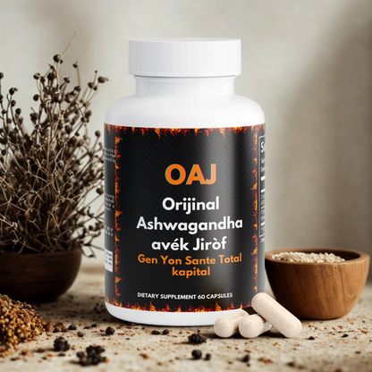 Orijinal Ashwagandha avék Jiròf [Lapè nan tèt ak Kò]