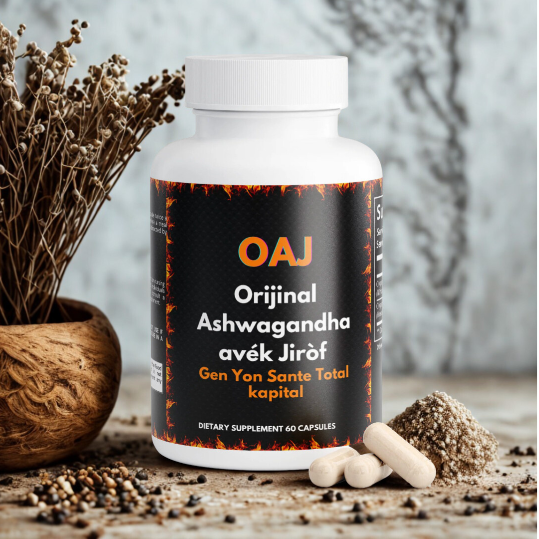 Orijinal Ashwagandha avék Jiròf [Lapè nan tèt ak Kò]