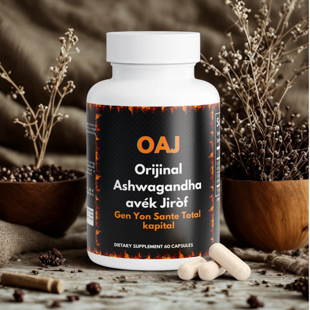 Orijinal Ashwagandha avék Jiròf [Lapè nan tèt ak Kò]