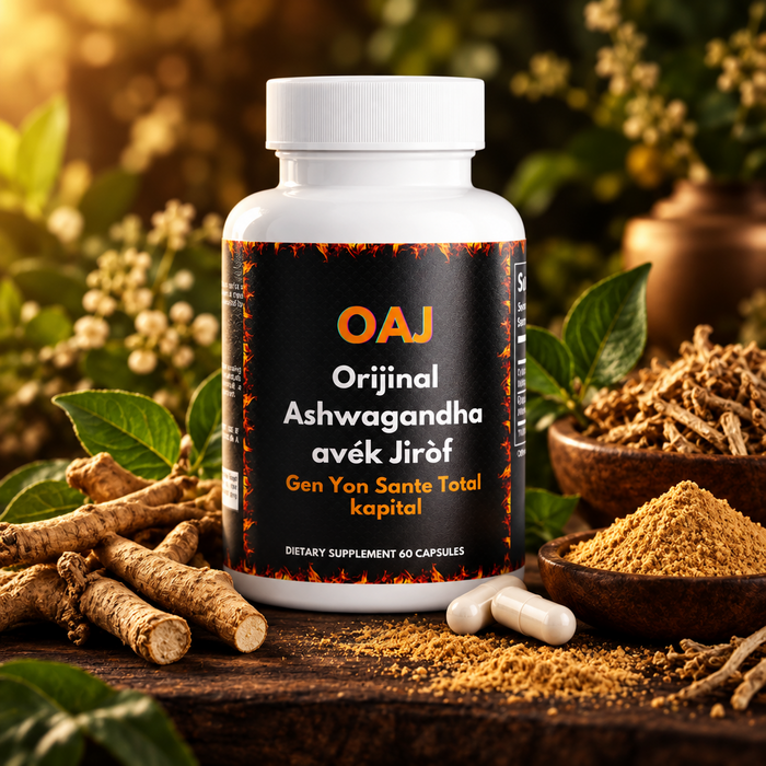 Orijinal Ashwagandha avék Jiròf
